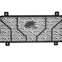 การ์ดหม้อน้ำ LEON สีดำ FOR KAWASAKI Z650/NINJA650