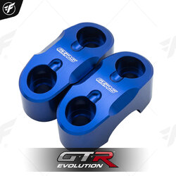 ประกับตุ๊กตาแฮนด์ 22mm. GTRS PCX-150,160/MONKEY-125/GROM-125/CT-125/ZOOMER น้ำเงิน