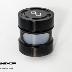 กระปุกทรง lightech สีดำ