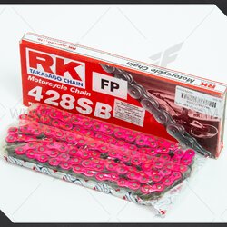 โซ่ RK 428SB FP 120L 43T สีชมพู