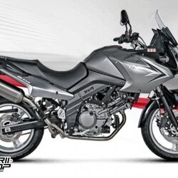 ท่อมอเตอร์ไซค์ AKRAPOVIC SLIP-ON FOR SUZUKI V-STROM 650 ท่อแต่ง ท่อสูตร ท่อบิ๊กไบค์ ท่อBigbike ท่อไอเสีย เอ็กพอร์ต