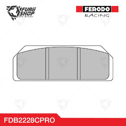 ผ้าเบรกหน้า-หลัง FERODO RACING : For ACCOSSATO (FDB2228CPRO)