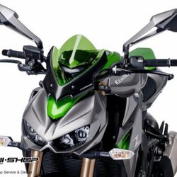 ชิวหน้า PUIG ทรงต่ำ สีเขียว FOR KAWASAKI Z1000