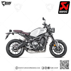 ท่อแต่ง Akrapovic Carbon-Titanium ตัว 3 รู Aluminium Logo Limited : for Yamaha XSR900 2017-2021