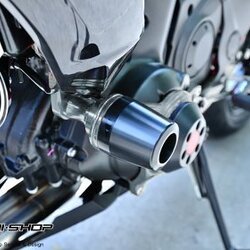 กันล้มข้าง Moth ER6N 2012-2016 สีเงิน