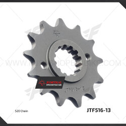 สเตอร์หน้า JOMTHAI (พระอาทิตย์) 13ฟัน รหัส JTF516-13 FOR KLX250