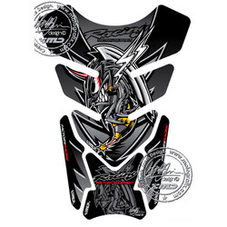 กันรอยกลางถังน้ำมัน Angry Hornet Black-Silver