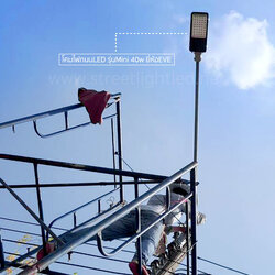 ผลงานติดตั้งเสาไฟถนน และ โคมไฟถนน เดือนก.ย.60 (หมู่บ้านนันทวัน พระราม2)