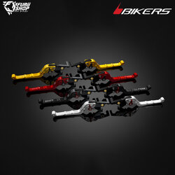 มือเบรกหน้า - หลังปรับระดับพับได้ (ก้านยาว) Bikers Folding Adjustable Front-Rear Brake Lever (Long) : for Yamaha X-MAX 300 Connected