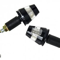 ตุ้มปลายแฮนด์มีไฟเลี้ยว SUGA ทรงหัวตัด