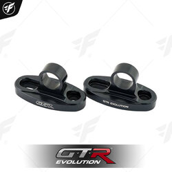 ฐานกระจก(ยึดหน้ากาก) CNC GTR BIGBIKE ดำ
