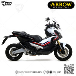 ท่อมอเตอร์ไซค์ Arrow Slip on Moto GP Black : for HONDA XADV 750 2017-2020/All new 2021-2023