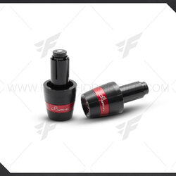 ตุ้มปลายแฮนด์ LighTech สีแดง