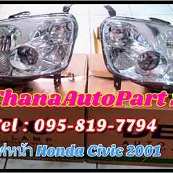 ไฟหน้า HONDA CIVIC DIMENSION ปี2001-2003 ยี่ห้อ DEPO