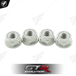 น็อตยึดสเตอร์หลัง CNC GTR MONKEY-125/GROM-125 M8 x 1.25 (4 ตัว) เงิน
