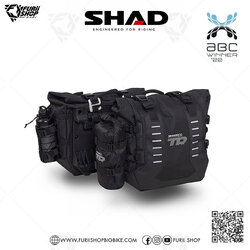 กระเป๋าข้าง SHAD TR40 Saddle bags (ขนาด 40 ลิตร) พร้อมแร็ค (สามารถยึดกับ 4P System เท่านั้น)