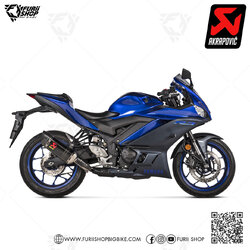 ท่อแต่ง Akrapovic Slip on GP carbon ปลายดาบ : for Yamaha YZF-R3/MT03 15-18 /19-20/All new 2021-2022
