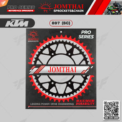 สเตอร์หลัง JOMTHAI (พระอาทิตย์) : 897 (SC) For KTM 125, 250, 300 SX-F, EXC Enduro, 690 Enduro