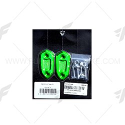 อุดกระจก RSV สีเขียว FOR KAWASAKI NINJA650