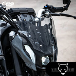 ชิลด์หน้า Were Wolf G-01 Smoke M530 : for Yamaha MT07 2018-2022