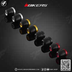 Bikers ปลายแฮนด์พร้อมตัวถ่วงน้ำหนัก สำหรับแฮนด์เดิมติดรถ for Malaguti Madison150