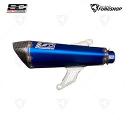 ท่อไอเสีย Slip-On SC MOTO รุ่น SE+ D/DK-5 SPECIAL BLUE สีน้ำเงิน พิเศษ