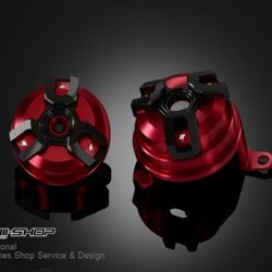 ฝาครอบแฟริ่ง ด้านซ้าย BIKERS FAIRKNG CAPS FOR HONDA MSX แดง