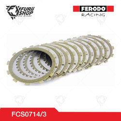ชุดแผ่นเหล็ก + แผ่นคลัช Racing FERODO RACING CLUTCH For DUCATI (FCS0714/3)