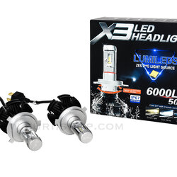 ไฟหน้า X3 LED HEADLIGHT 6000LM 50W