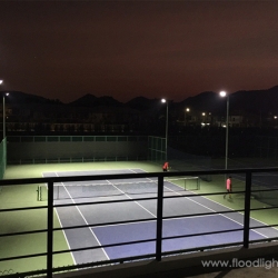 ผลงานติดตั้งสปอร์ตไลท์LED เดือน มี.ค.60 | สนามเทนนิส จ.ชลบุรี