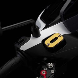 ฝาปิดกระปุกน้ำมันเบรกหน้า BIKERS สีทอง FOR YAMAHA AEROX155