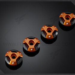 ชุดโบลท์แต่งฝาครอบเครื่อง,ด้านซ้าย (Engine Cover Bolt Set, Left (2 Pieces)) Bikers Honda Forza 300 (2013-2017)