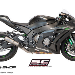 ท่อมอเตอร์ไซค์ SC PROJECT CR-T SILENCER FOR KAWASAKI ZX10R 2016 ท่อมอเตอร์ไซค์ ท่อแต่ง ท่อสูตร ท่อบิ๊กไบค์ ท่อBigbike ท่อไอเสีย