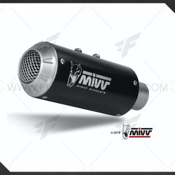 ท่อมอเตอร์ไซค์ MIVV MK3 BLACK BLACK STAINLESS STEEL FOR YAMAHA R1 2015+ ท่อแต่ง ท่อสูตร ท่อบิ๊กไบค์ ท่อBigbike ท่อไอเสีย