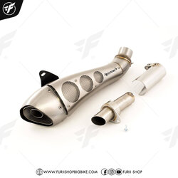 ท่อ HP CORSE SLIP ON HYDROFORM TITANIUM For Ducati Scramble800 Desert Sled 2017-2020