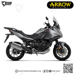 ท่อมอเตอร์ไซค์ Arrow Slip on Sanora Titanium : for Honda NT1100 2022-2023