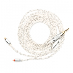 ขาย TFZ TC-01 สายทองแดงชุบเงินถัก 8 แกน หุ้มฉนวน ขั้ว2พิน 0.78