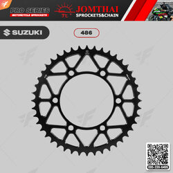 สเตอร์หลัง JOMTHAI (พระอาทิตย์) : 486 For Suzuki GSX-R1000, K9, L0-L9 (09-20), GSX-S1000, L5-L9 (15-20')