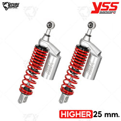 โช๊คหลังแต่ง YSS G-PLUS HIGHER 25 mm. (TC302-335TL-04-859) : for Honda PCX 150i '14-'17