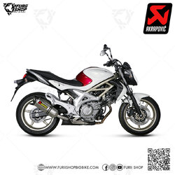 ท่อแต่ง Akrapovic Slip on Titanium : for Suzuki Gladius 650