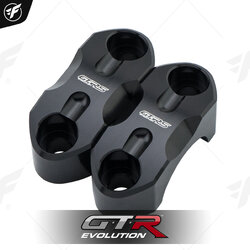 ประกับหูกระจก 22mm. GTRS PCX-150,160/MONKEY-125/GROM-125/CT-125/ZOOMER ดำ