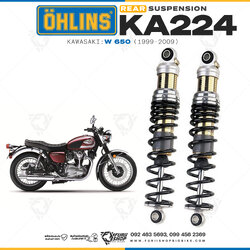 โช๊คหลังแต่ง OHLINS KA 224 For Kawasaki W 650 1999-2009