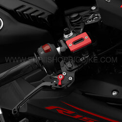ฝาปิดกระปุกน้ำมันเบรกหน้า BIKER สีแดง FOR YAMAHA R15 2017