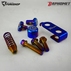 ชุดน๊อตแต่งปั๊มเบรคมือ BAPHOMET For : T-MAX 560