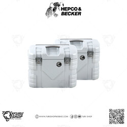 กล่องข้าง HEPCO & BECKER : Gobi Side Case 37L. Silver