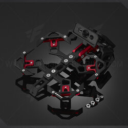 ท้ายสั้นปรับระดับพร้อมกรอบป้ายทะเบียน Bikers Honda CBR650F (2013-2016) PREMIUM BLACK