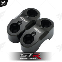ประกับตุ๊กตาแฮนด์ 22mm. GTRS PCX-150,160/MONKEY-125/GROM-125/CT-125/ZOOMER ดำ