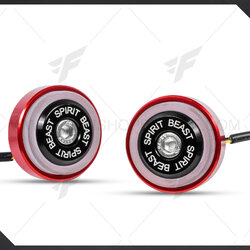 ไฟเลี้ยวปลายแฮนด์ Spirit Beast L1 FR20301 (สีแดง)