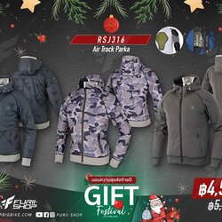 Promotion เสื้อฮู้ดการ์ด TAICHI RSJ316 AIR TRACK PARKA