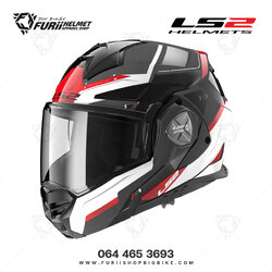 หมวกกันน็อค LS2 Helmet FF901 ADVANCE X : SPECTRUM BLACK WHITE RED